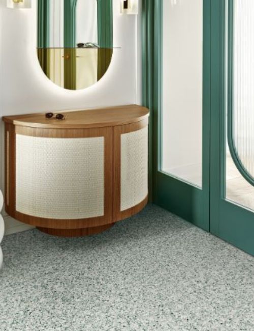 Terrazzo fliser 60x60 grøn
