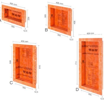 Brusehylde kasse til fliser uden lys